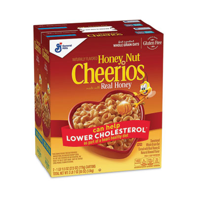 Honey Nut Cereal, 27.5 oz Box, 2/Carton - 40106 C2G