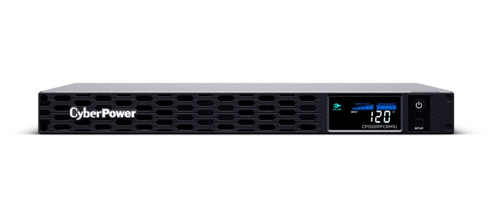 CyberPower PFC Sinewave uninterruptible power supply (UPS) Line-Interactive 1.5 kVA 900 W 6 AC outlet(s) - CP1500PFCRM1U