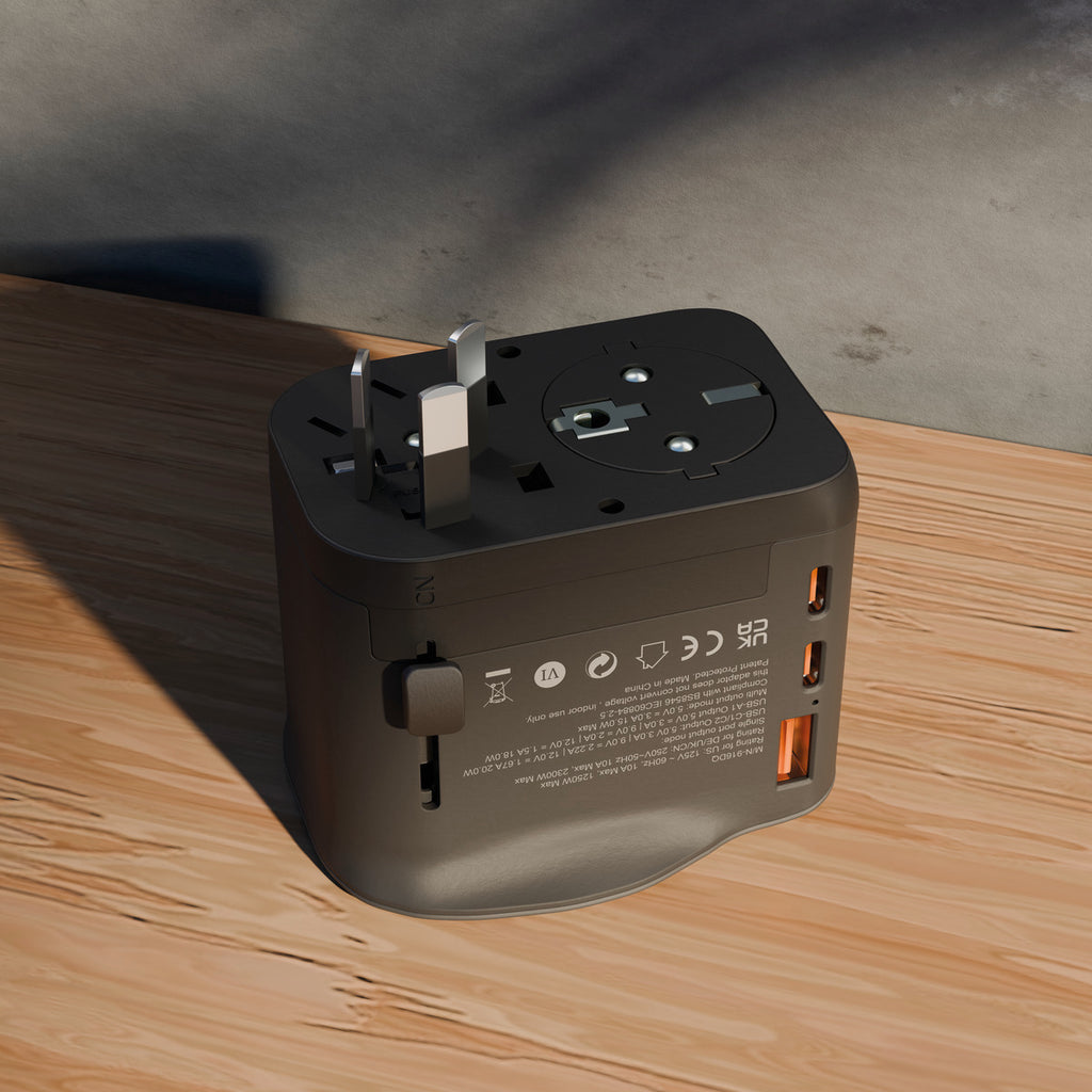 Targus 20W World Travel Adapter with USB Ports - APK033US