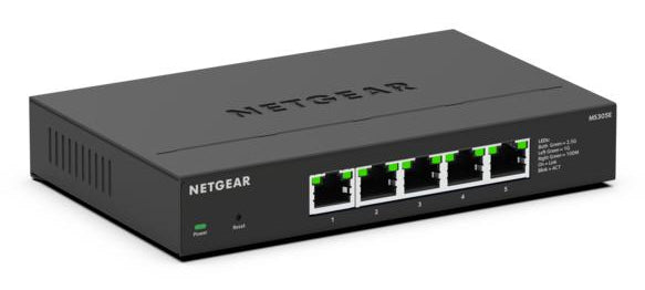 NETGEAR MS305E Unmanaged 2.5G Ethernet (100/1000/2500) Black - MS305E-100NAS