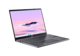 Acer Chromebook Enterprise Spin 714 CBE794-1T-73UA Intel Core Ultra 7 155U 35.6 cm (14") Touchscreen WUXGA 32 GB LPDDR5x-SDRAM 512 GB SSD Wi-Fi 7 (802.11be) ChromeOS Grey - NX.JM4AA.006