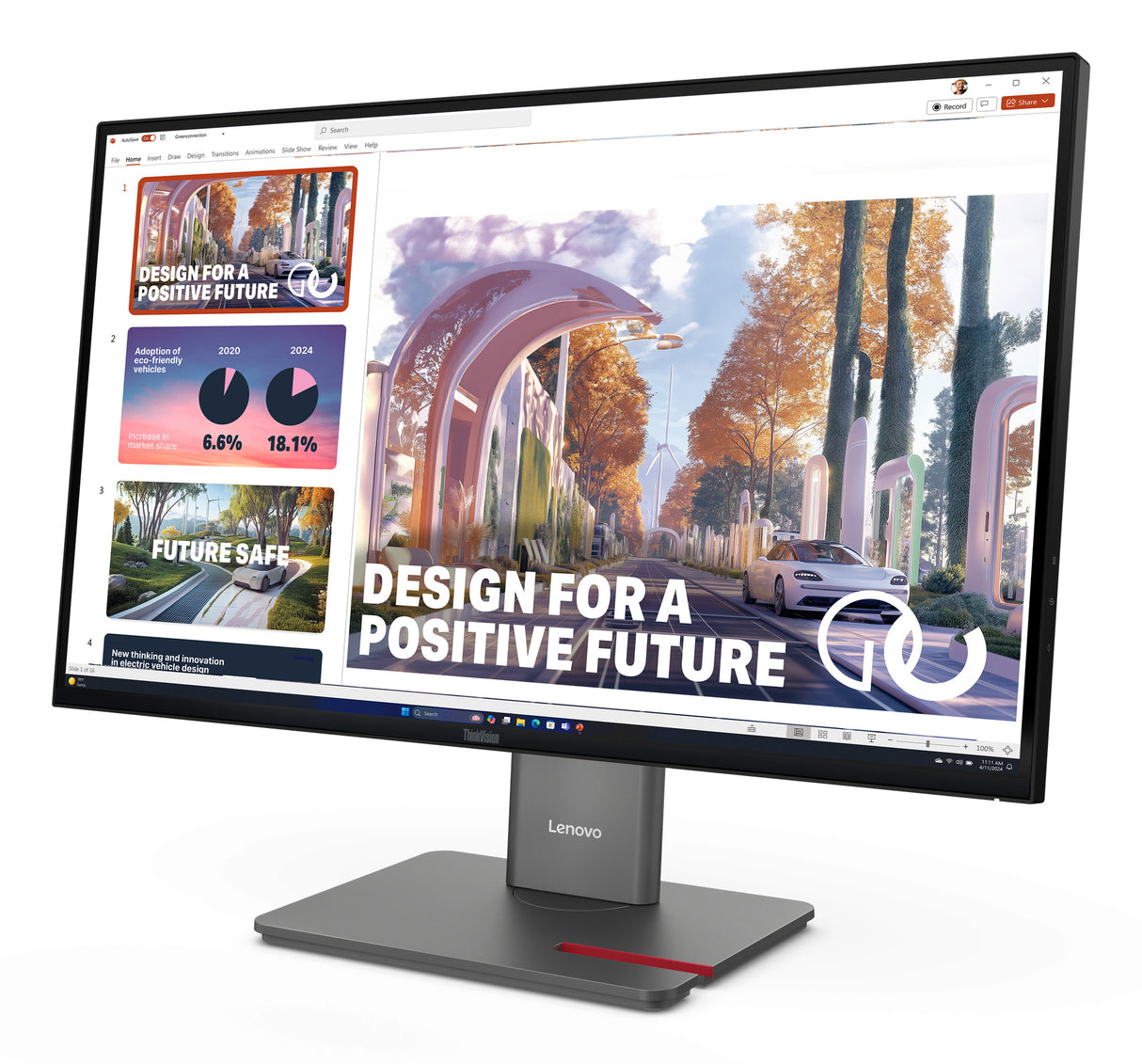 Lenovo ThinkVision P27QD-40 Monitor - 64B3GAR2UZ LENOVO