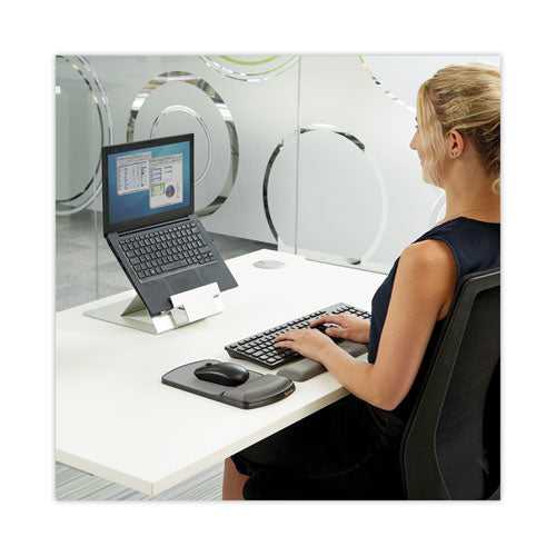 FELLOWES Gel Keyboard Wrist Rest, 18.5 x 2.75, Graphite - 91737