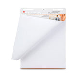 3M Professional Flip Chart, Unruled, 25 x 30, White, 40 Sheets, 2/Carton - 570