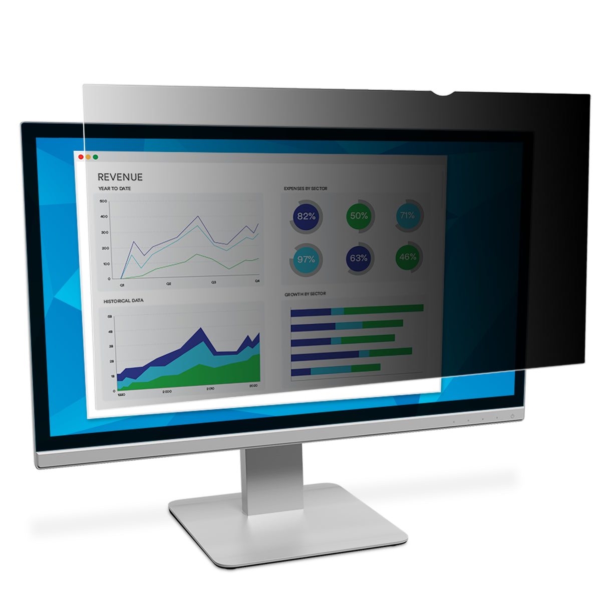 3M Privacy Filter for 40in Full Screen Monitor, 21:9, PF400W2E - PF400W2E