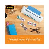 3M Self-Sealing Laminating Pouches, 9.5 mil, 3.88" x 2.44", Gloss Clear, 25/Pack - LS851G