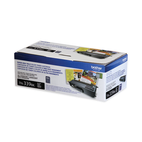 BROTHER  Super High-Yield Toner, 6,000 Page-Yield, Black - TN339BK BROTHER