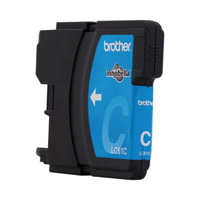 LC61CS Innobella Ink, 325 Page-Yield, Cyan - LC61CS