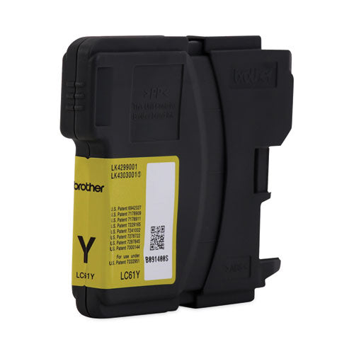 BROTHER  Innobella Ink, 325 Page-Yield, Yellow - LC61Y