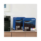 BROTHER  Toner, 1,500 Page-Yield, Cyan/Magenta/Yellow - TN3313PK BROTHER