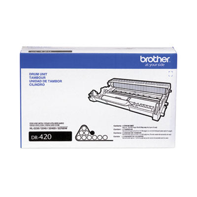 DR420 Drum Unit, 12,000 Page-Yield, Black - DR420