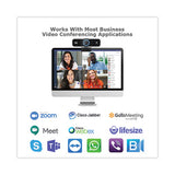 Cybertrack K4 4K ULTRA HD Fixed Focus USB Webcam, 3840 pixels x 2160 pixels, Black - CyberTrack K4