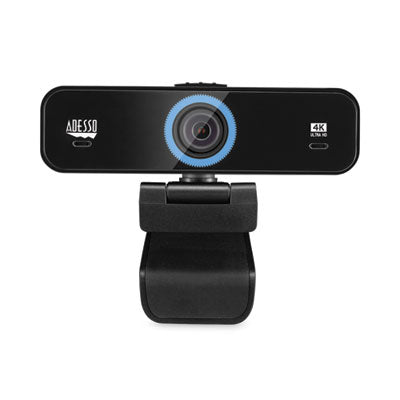 Cybertrack K4 4K ULTRA HD Fixed Focus USB Webcam, 3840 pixels x 2160 pixels, Black - CyberTrack K4