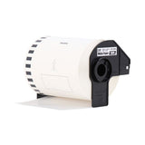 BROTHER  Label Tape, 4.07" x 100 ft, Black on White - DK2246