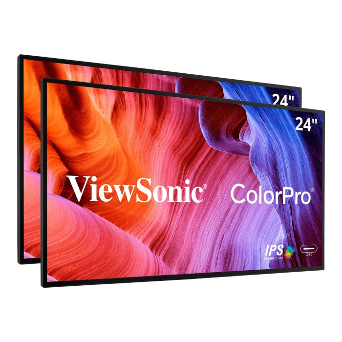 Viewsonic VP2468a_H2 computer monitor 61 cm (24") 1920 x 1080 pixels Full HD LED Black - VP2468A_H2