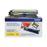 TN210Y Toner, 1,400 Page-Yield, Yellow - TN210Y