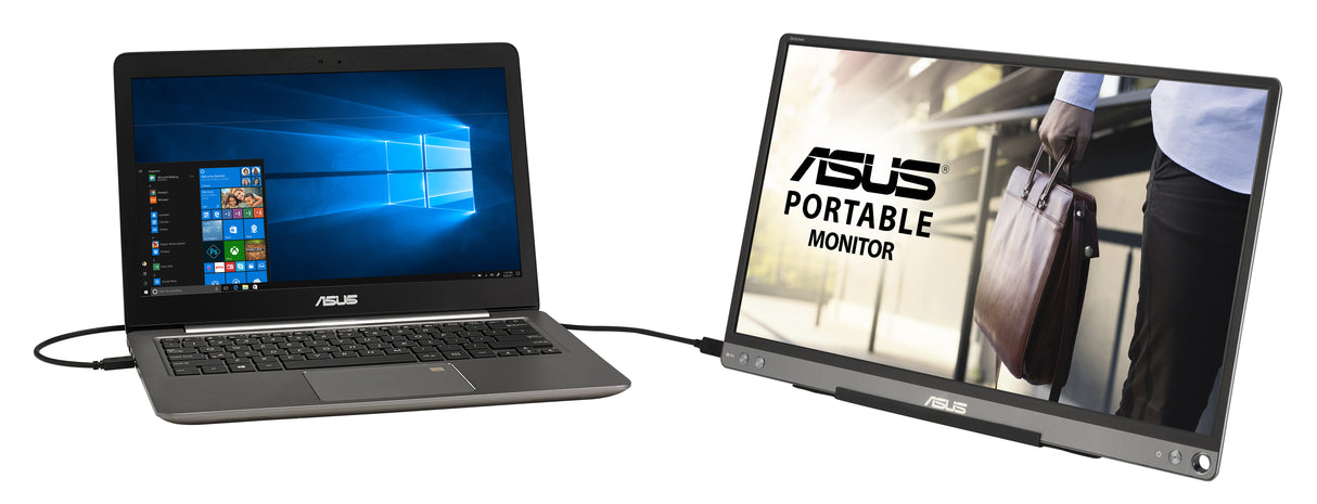 ASUS ZenScreen MB16ACE computer monitor 39.6 cm (15.6") 1920 x 1080 pixels Full HD LED Grey - MB16ACE ASUS