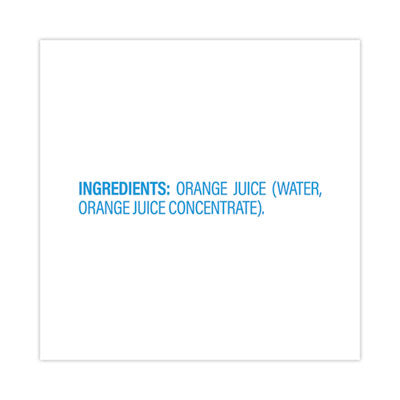 100% Juice, Orange, 4 oz Cup, 48/Box - 00725 C2G