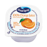 100% Juice, Orange, 4 oz Cup, 48/Box - 00725 C2G