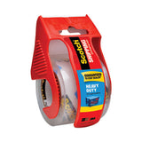 3850 Heavy-Duty Packaging Tape with Dispenser, 1.5" Core, 1.88" x 66.66 ft, Clear, 6/Pack - 142-6