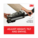 3M KEYBOARD,TRAY, ADJUST,BK - AKT170LE