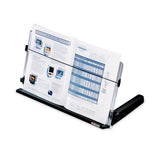 3M In-Line Document Holder with 18" Wide Backplate, Holds Up to 300 Legal Size Sheets, Plastic, Blac - DH640