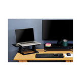 3M Adjustable Notebook Riser, 13" x 13" x 4" to 6", Black, Supports 20 lbs - LX500