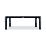 3M Adjustable Monitor Stand, 16" x 12" x 1.75" to 5.5", Black, Supports 20 lbs - MS85B