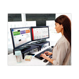 3M Adjustable Monitor Stand, 16" x 12" x 1.75" to 5.5", Black, Supports 20 lbs - MS85B