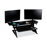 3M Precision Standing Desk, 42" x 23.2" x 6.2" to 20", Black - SD70B