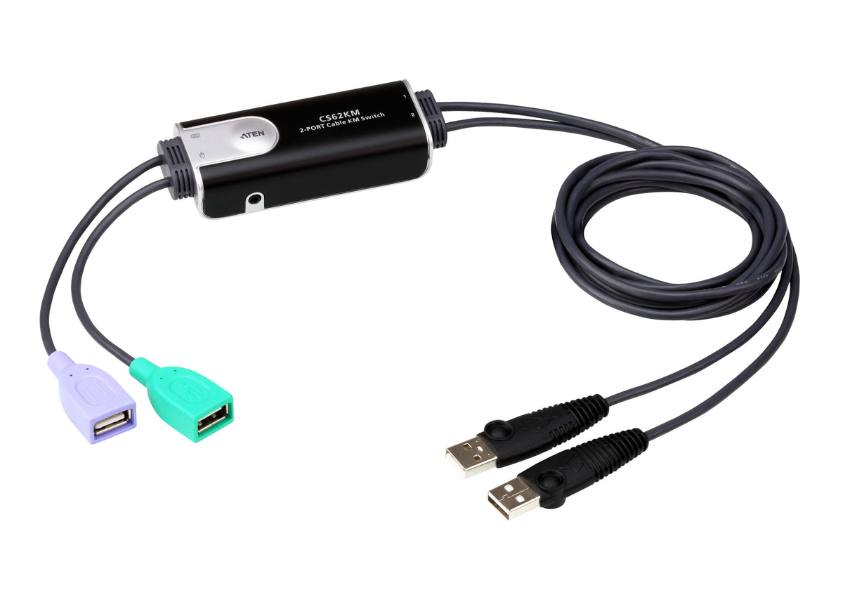 ATEN CS62KM KVM cable Black 1.8 m - CS62KM