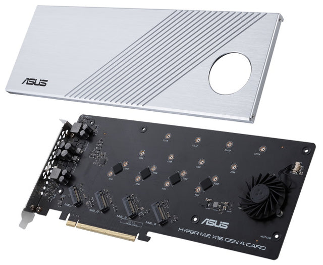 ASUS Hyper M.2 x16 Gen 4 Card interface cards/adapter Internal - HYPER M.2 X16 GEN 4 CARD ASUS