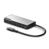 ALOGIC UCFUUA-SGR interface hub USB 3.2 Gen 1 (3.1 Gen 1) Type-C 5000 Mbit/s Black, Silver - eCommerce Business Prime