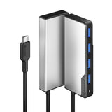 ALOGIC UCFUUA-SGR interface hub USB 3.2 Gen 1 (3.1 Gen 1) Type-C 5000 Mbit/s Black, Silver - eCommerce Business Prime