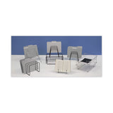 FELLOWES Wire Desk Tray Organizer, 1 Section, Letter Size Files, 10" x 14.13" x 3", Black - 60112