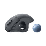 Ergo M575 Trackball, 32.8 ft Wireless Range, Right Hand Use, Graphite - 910-006197