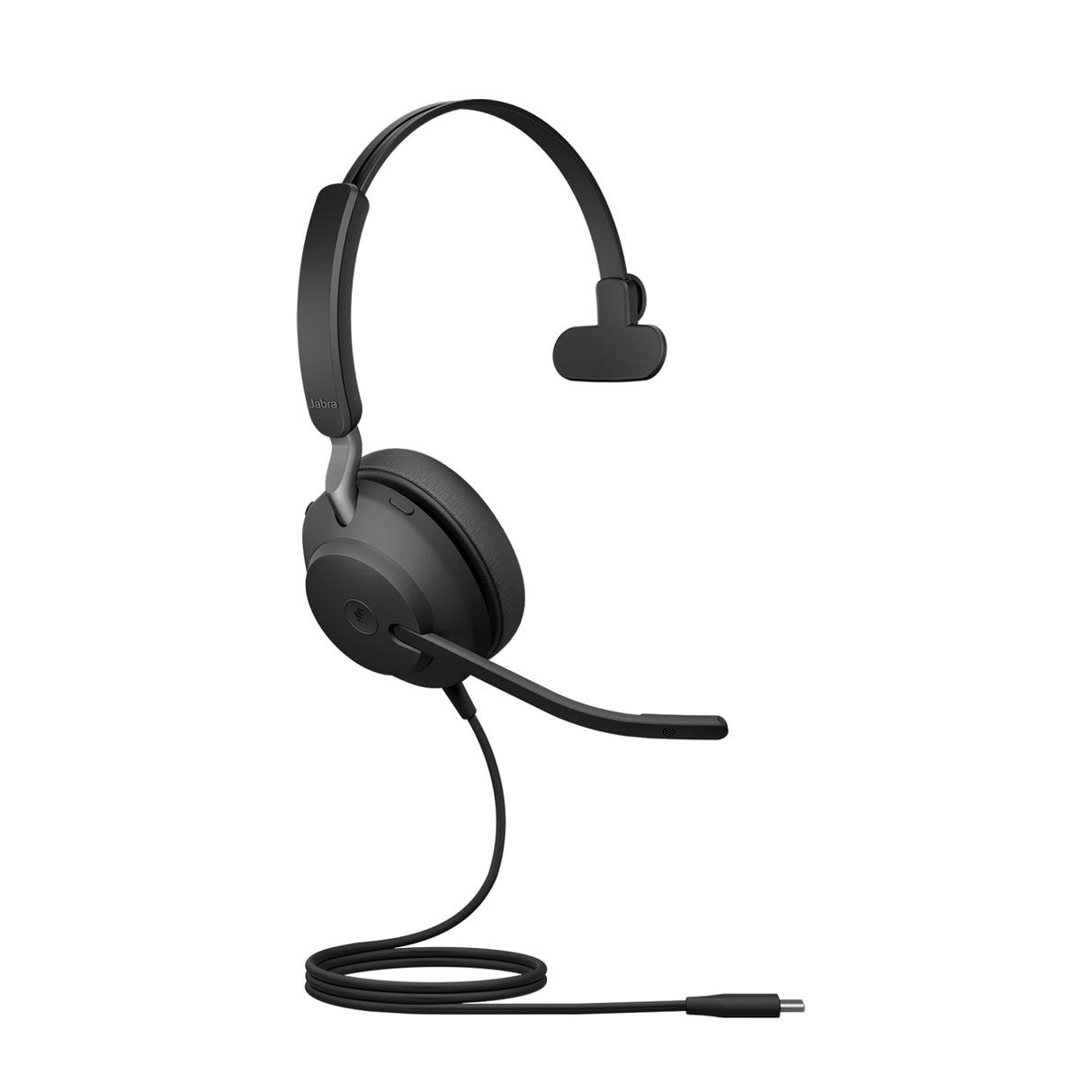 Jabra Evolve2 40 SE MS Mono Headset Wired Head-band Calls/Music USB Type-C / USB Type-A Black - 24189-899-799-01 JABRA