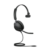 Jabra Evolve2 40 SE MS Mono Headset Wired Head-band Calls/Music USB Type-C / USB Type-A Black - 24189-899-799-01