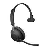 Jabra Evolve2 65 USB-A UC Mono with Charging Stand - Black - 26599-889-989