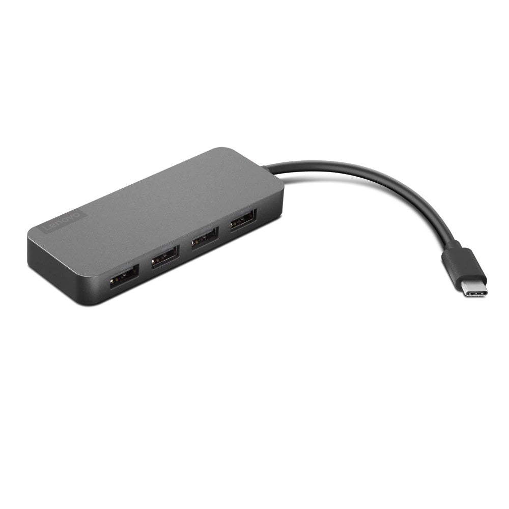 Lenovo 4X90X21427 interface hub USB 3.2 Gen 2 (3.1 Gen 2) Type-C 20000 Mbit/s Grey - 4X90X21427 LENOVO
