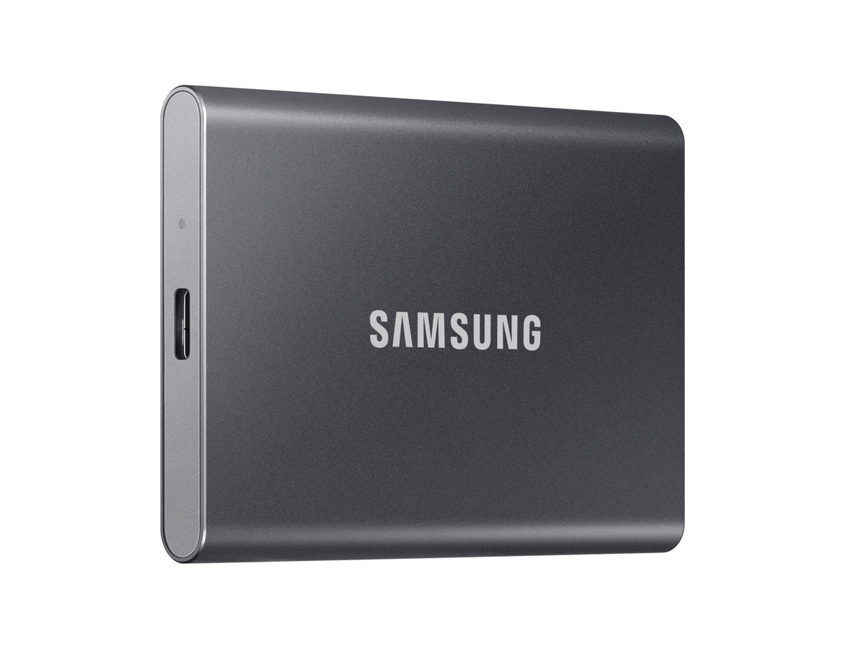 Samsung T7 2 TB USB Type-C 3.2 Gen 2 (3.1 Gen 2) Titanium - MU-PC2T0T/AM