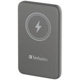 Verbatim Charge 'n' Go Magnetic Wireless Power Bank 10000mAh Grey - 32249