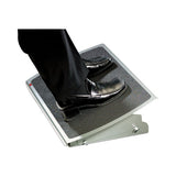 3M Adjustable Steel Footrest, Nonslip Surface, 22w x 14d x 4 to 4.75h, Black/Charcoal - FR530CB