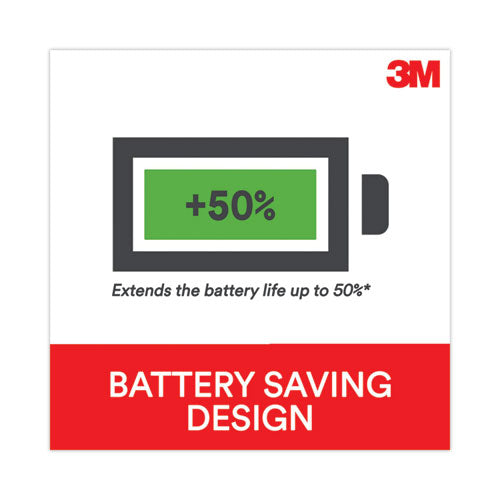 3M Precise Battery-Saving Mouse Pad with Nonskid Repositionable Adhesive Back, 8.5 x 7, Bitmap Desig - MP200PS