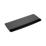 3M Antimicrobial Gel Mouse Pad/Keyboard Wrist Rest Platform, 25.5 x 10.6, Black/Silver - WR422LE
