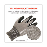 C2G ProFlex 7072 ANSI A7 Nitrile-Coated CR Gloves, EN388: 4X44F, 9" Long, XX-Large, Gray, Pair - 10316