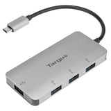 Targus ACH226BT interface hub USB 3.2 Gen 1 (3.1 Gen 1) Type-C 5000 Mbit/s Silver - ACH226BT