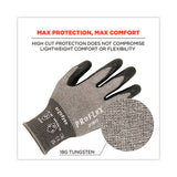 ProFlex 7072 ANSI A7 Nitrile-Coated CR Gloves, EN388: 4X44F, 9" Long, X-Large, Gray, Pair - 10315 C2G