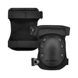 ProFlex 435 Hinged Gel Knee Pad With Buckles, Hard Cap, Buckle Closure, One Size Fits Most, Black, Pair - 18435 DYMO