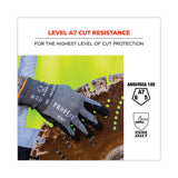 ProFlex 7072 ANSI A7 Nitrile-Coated CR Gloves, EN388: 4X44F, 9" Long, Small, Gray, Pair - 10312 C2G